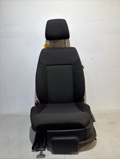 VW Polo 6R Mk5 Front Left Cloth Seat Titan Black 6R0881805EM