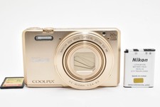 Nikon Coolpix S7000 Gold Compact Digital Camera 16.0MP 20x Zoom Japan 2683816
