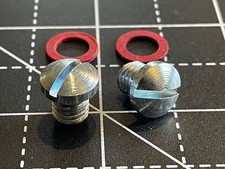 Matchless AJS Norton Fork Drain Screws, 000485, Pair