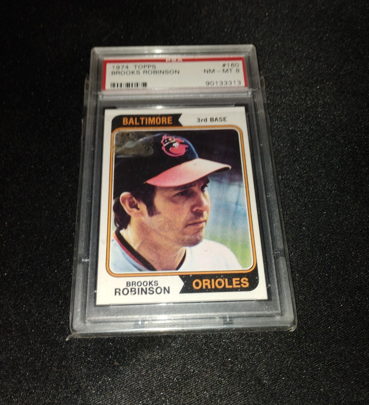 1974 Topps Baseball #160 Brooks Robinson PSA 8**