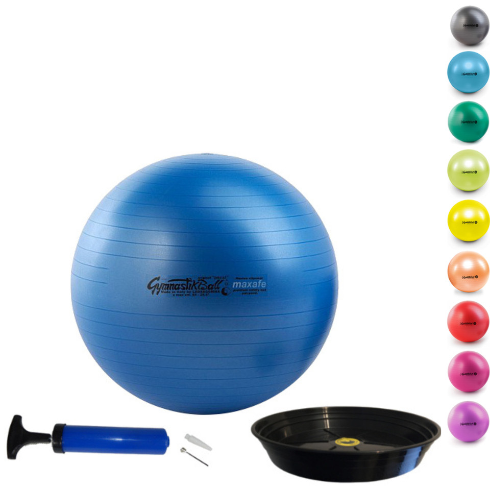 Gymnastikball Set Pezzi Maxafe inkl Pumpe Ballschale Fitness Yoga Ball