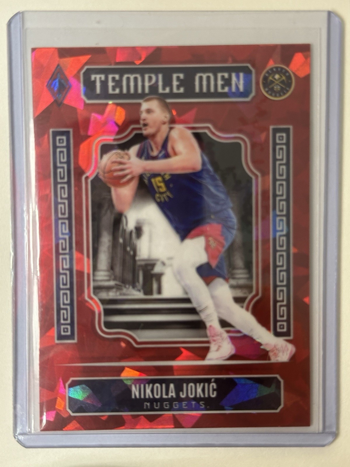 2023-24 Panini Phoenix - Temple Men Nikola Jokić #15 Red Ice