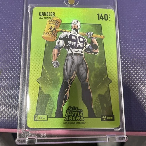 Aaron Judge Gaveler Bo Jackson Battle Arena Green Battlefoil Glow SSP #GBF-73