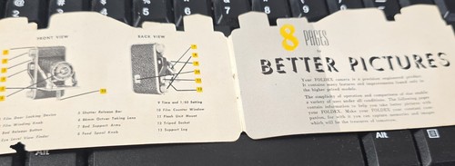 Vintage Foldex-20 Die-Cut Manual Booklet - Bild 4 von 6