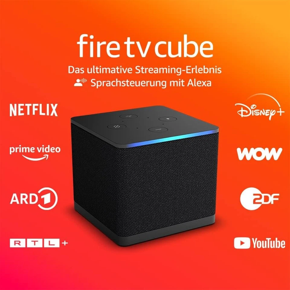 Amazon Fire TV Cube 4k 3. Generation mit Alexa-Sprachfernbedienung - Bild 3 von 3