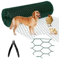 Chicken Wire48Inx150Ft, Premium Chicken Wire Fencing, Chicken Wire Mesh, Green P 0.89 per foot