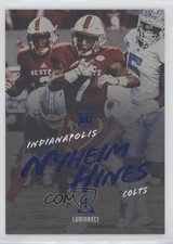 2018 Panini Luminance Rookie Blue Luminance /99 Nyheim Hines #176 0u7