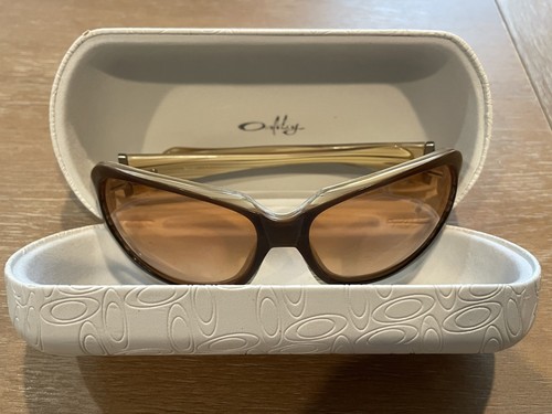 Used Oakley Script 05-961 Cappuccino Frame Brown-Clear Gradient Lenses