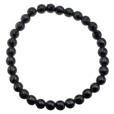 Bracelet Hématite Perles Rondes 6mm - Pierre Naturelle