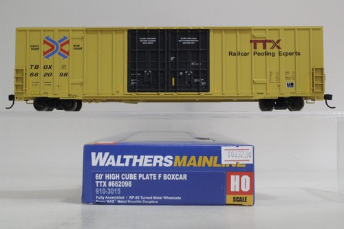 Walthers Mainline HO TBOX #662098 60' High Cube Plate F Boxcar | Condition: Used