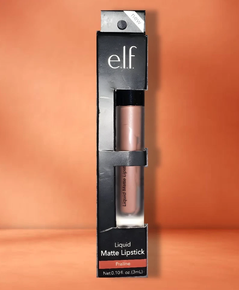 E.l.f. Liquid Matte Lipstick Praline 81166 .10 fl oz. Vitamin Enriched Lip Color - Image 3 of 4