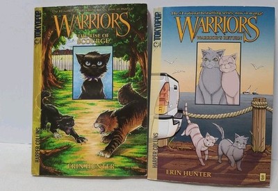 Erin Hunter Warriors Manga  Set Of 2 The Rise Of Scourge & Warriors Return Blk/W