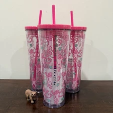 Starbucks Roller Rabbit Lovely Monkey Cold Cup 24oz Pink NEW SHIPS TODAY