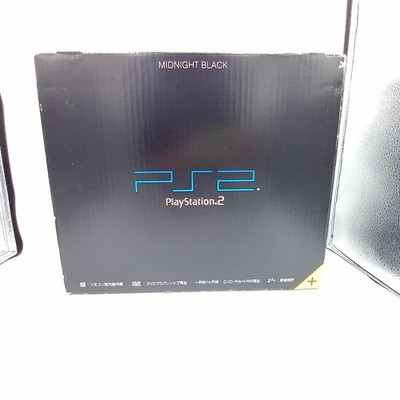 PS2 PlayStation 2 Console Midnight Black SCPH-50000 Manual Boxed
