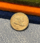 (#100541) Flying Eagle Cent.  1857.  AU+ details.  Great luster.   (see video!!) — photo 1