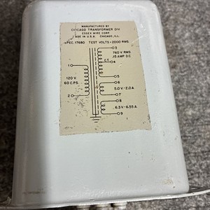 Chicago  Power Transformer Spec. 17680