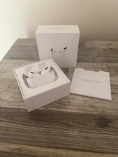 Apple AirPods Pro Wireless Bluetooth In-Ear Earbuds White w/ Charging Case Mic