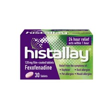 Hayfever & Allergy Relief Tablets 30 Tablets 120mg Fexofenadine Antihistamine...