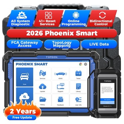 TOPDON Phoenix Smart Topology Mapping Intelligent All System Diagnostic Scanner