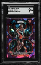 2021-22 Panini Prizm Purple Ice 21/149 Greg Brown III #291 SGC 9 MINT 0h28