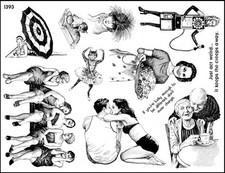 Unmounted Rubber Stamp Plate, Unmounted/Uncut Pink Rubber Stamps