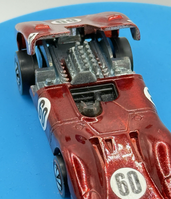 Hot Wheels Redline 1970 EXCEPTIONAL Cherry Red Ferrari 312P US