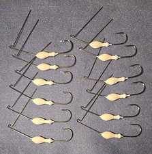 12~Vintage Stanley 3/8 oz Spinnerbait Heads Standard Shaft ~ White