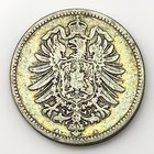 Germany (Deutsche Reich) 1 Mark 1875 A  KM 7 .900 silver (BB34) — photo 2