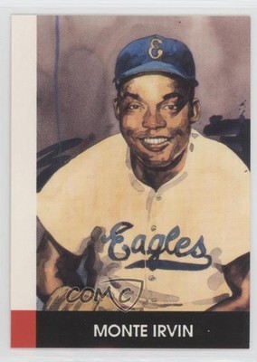 1990 Eclipse Stars of the Negro Leagues Monte Irvin #9 HOF 7v7