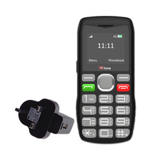 TTfone TT890 4G Senior Phone Big Buttons SOS USB-C Bluetooth Unlocked