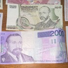 World Banknote Lot of 14 1990 Belgium Switzerland Austria France Mexico Mixed — photo 7