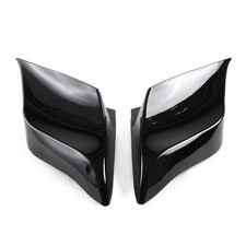 Vivid Black Stretched Extended Side Cover Panels for Harley Touring 2009-2013