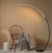 Inch Arched Standing Reading Floor Lamp with Remote