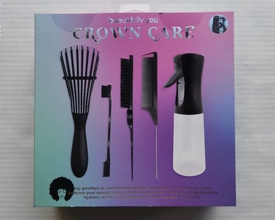 Beautifully You Crown Care Hair Set - Detangler Brush, Edge Brush, Slick Brush