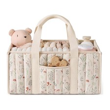 Floral  Organizer, Stylish Nursery Storage Basket, Gift for Baby Shower,7460