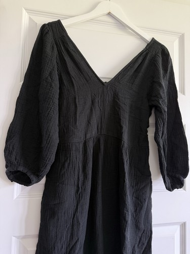 Madewell Lightspun V-Neck Midi Dress Size XS NWT - Picture 9 of 16