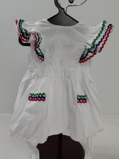 AMERICAN GIRL Molly Birthday Party Pinafore Dress 1990 Pleasant Company Tag 426