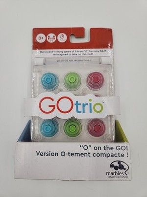 GOtrio ''O'' On the Go! Puzzle Game MARBLES BRAIN WORKSHOP Go Trio NEW NIP