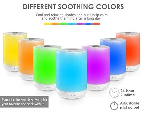 Bell+Howell 4L Top Fill Humidifier, Color Changing Air Humidifier for Baby - Image 4 of 4