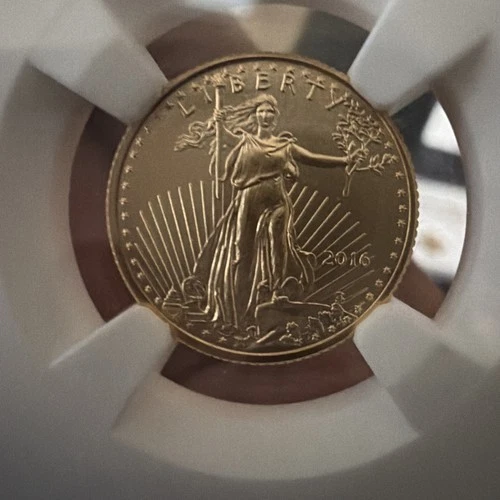 2015 Gold Eagle $5 Tenth-Ounce NGC MS 69 1/10 oz Fine Gold