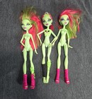 Monster High Lot Of 3 Venus Mcflytrap Dolls Incomplete Mattel 