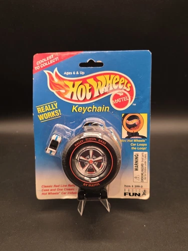 Hot Wheels 1999 Classic Rally Case Keychain - Copper Torero Car - #399-0 Vintage