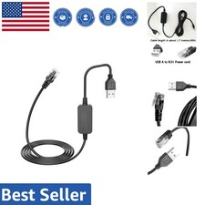 Extended Length USB A to RJ11 Power Cord for Uniden Radar - Hassle-Free Setup
