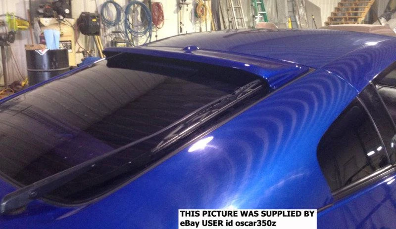 Se adapta a 03-08 350Z Z33 GTS Solarwing Acrílico Ventana Trasera Visera Deflector NUEVO 51962 Foto 4 de 4