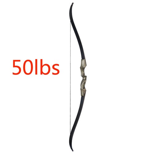 25-50 Pound Left Hand Archery Recurrent Bow Outdoor Wooden Handmade Bow - Picture 12 of 20