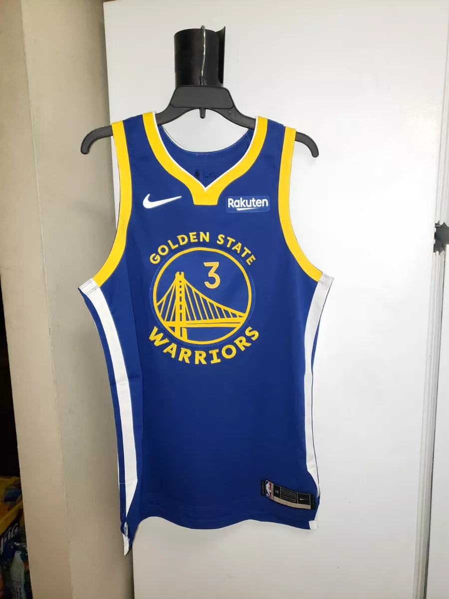 Golden State Warriors Jordan Poole 21-22 Authentic edition jersey 48 large  blue