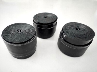 Drei Griffbänder Overgrip Griffband Tape Tennis Badminton Squash Golf black NEU