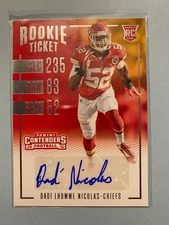 A36,558 - 2016 Panini Contenders #257 Dadi Lhomme Nicolas Auto RC
