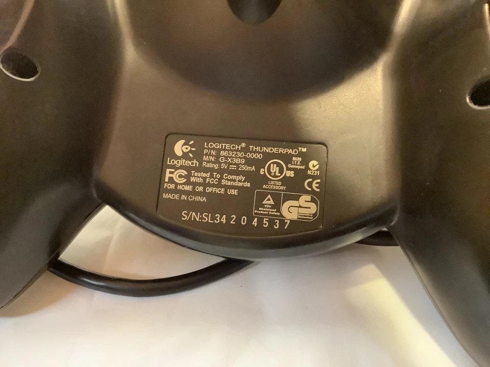 Logitech Thunderpad G-X3B9 Wired Controller Joystick Gamepad for Xbox Original  - Image 4 of 4