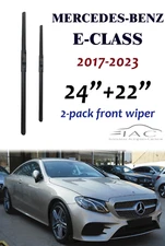 For Mercedes-Benz E-Class 2017-2023 24"+22" Front Windshield Wiper Blade 2 Pack